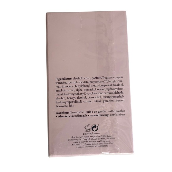 Philosophy Amazing Grace Eau de Parfum 4 fl oz 120ml New Sealed Fragrance - Picture 4 of 7